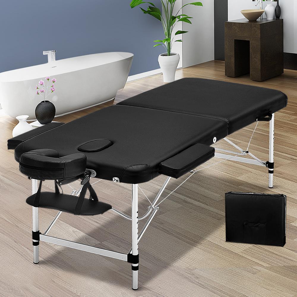 Zenses 2 Fold Portable Aluminium Massage Table Massage Bed Beauty