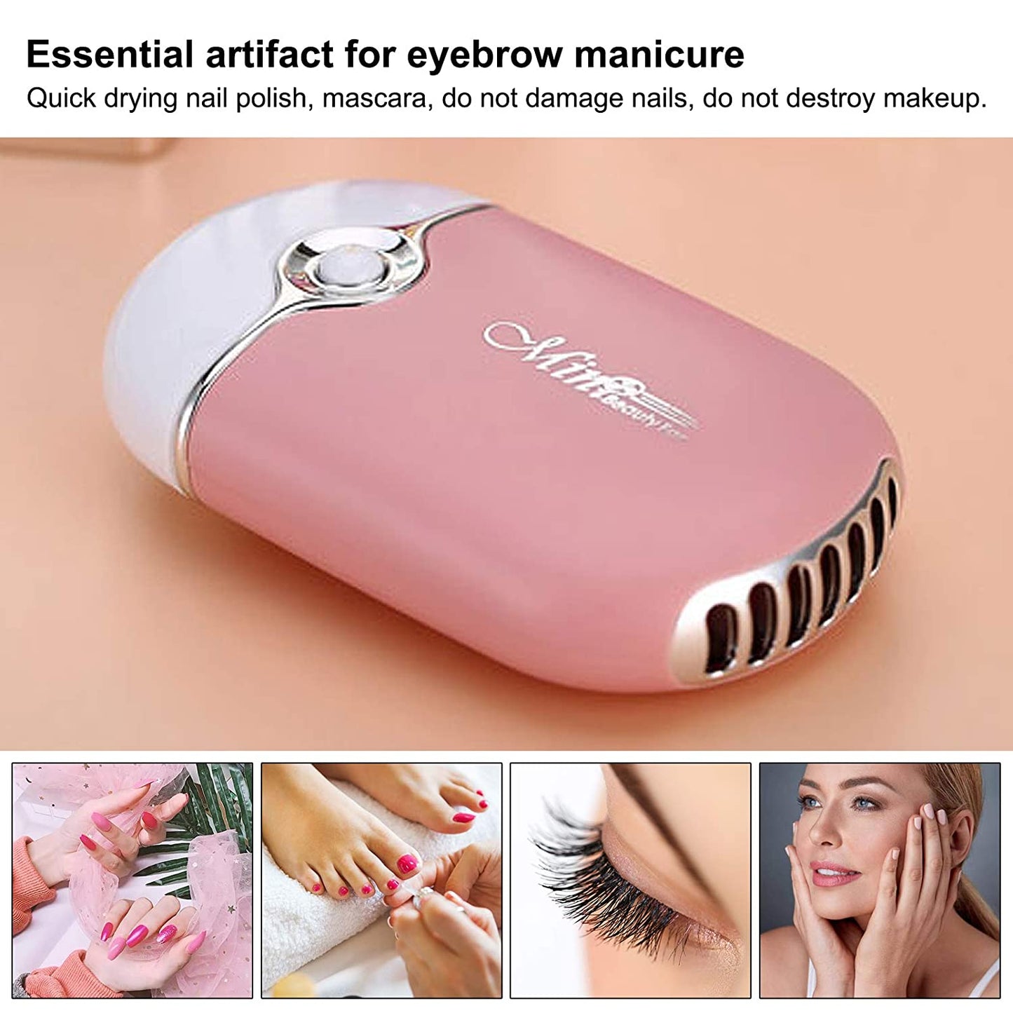 USB Eyelash Dryer Fan for Lash Extension Air Conditioning Blower