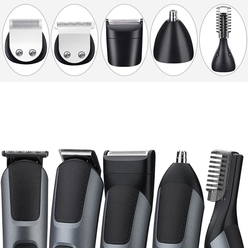 Hair Clippers Multifunctional Men Professional Electric 5 in 1 Body